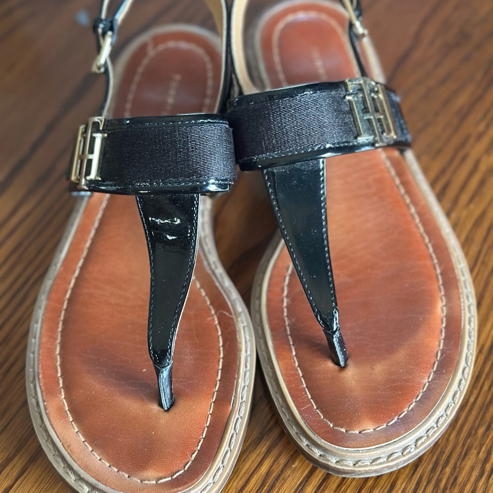 Tommy Hilfiger Black Women's Sandals